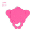 LFGB GRADO Baby Teether Silicona Elefante Juguetes de animales Cultivar Dientes juguete